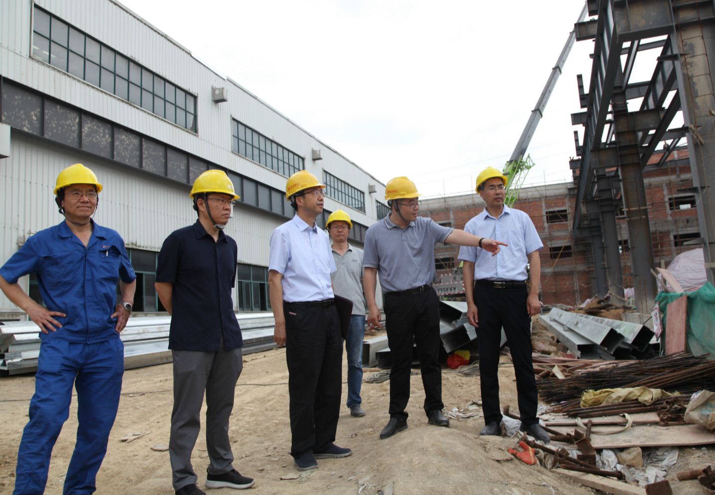 吳敏一行赴申達德清基地調研指導