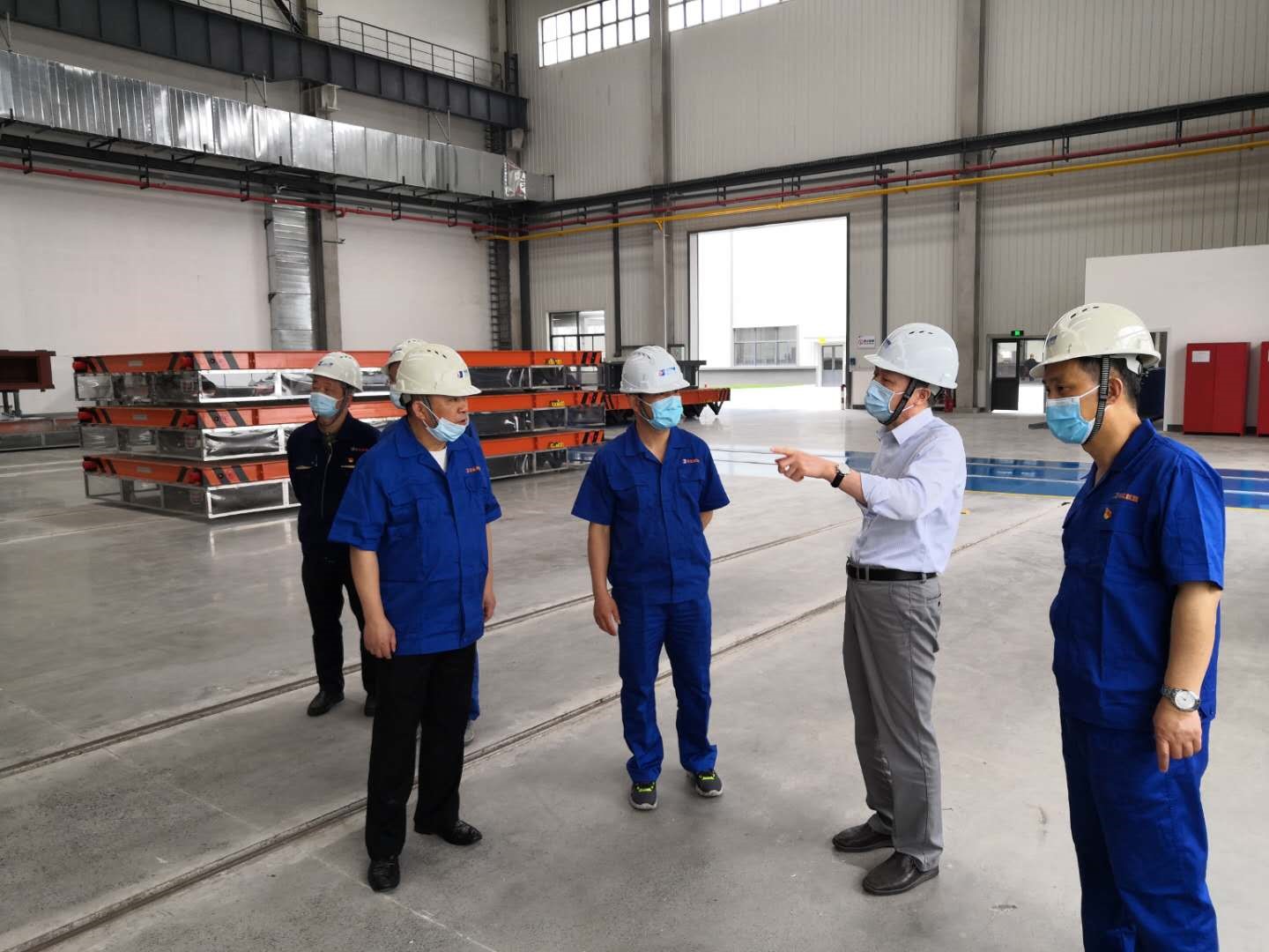 集團公司黨委書記、董事長虞岳明赴德清申達公司調(diào)研