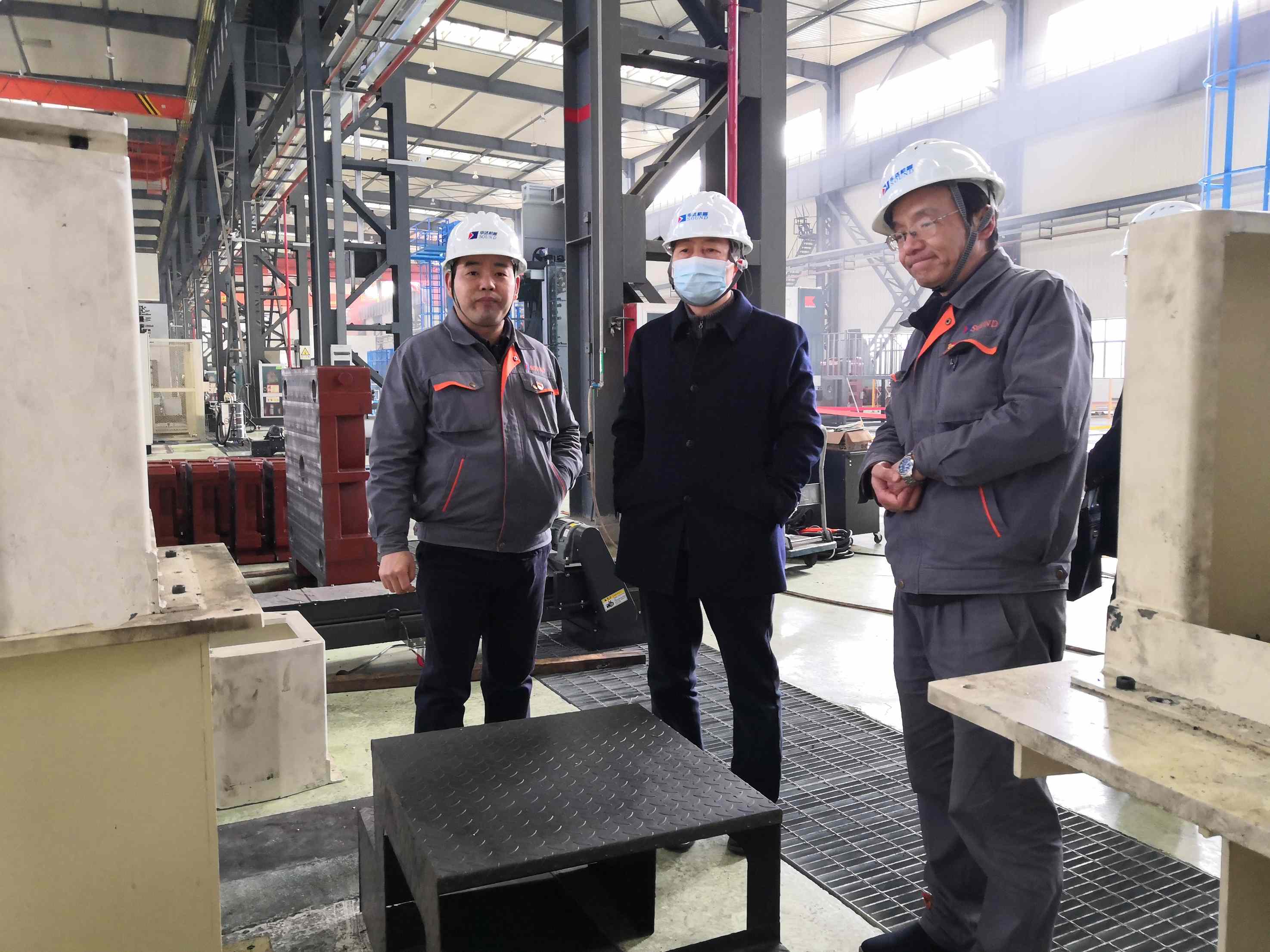 虞岳明赴申達機器公司開展“三服務(wù)”活動