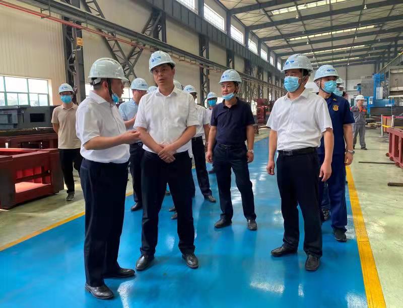 德清縣委書記敖煜新一行赴申達公司開展國慶節(jié)前安全生產(chǎn)大檢查